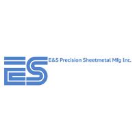 e&s precision sheetmetal manufacturing inc|accent e letter.